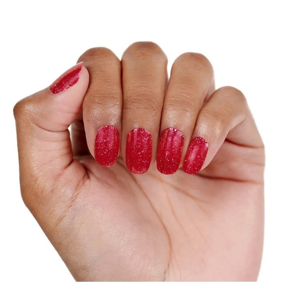 *Retired* Color Street: Cherry Float | Scarlet Red Glitter Valentine’s Day - Picture 13 of 15